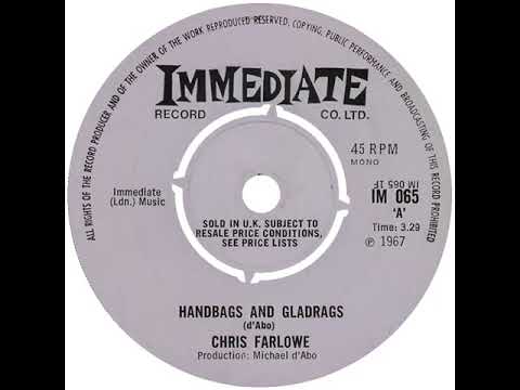 UK New Entry 1967 (289) Chris Farlowe - Handbags And Gladrags