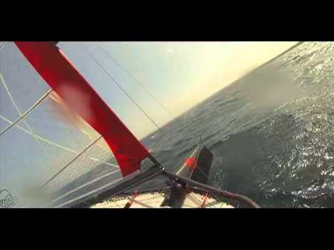 The record run by Chris rast @ KUEHNE + NAGEL 2013 International Moth European Championship