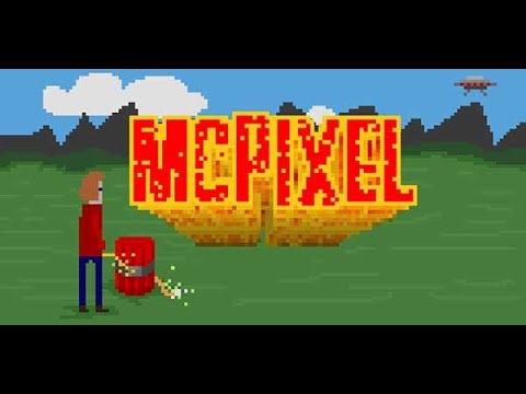 McPixel 1 Main Game + All DLCs 100% All GAGS (Full Game No Commentary)