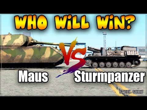 WAR THUNDER: MAUS VS STURMPANZER II (WHO WILL WIN?)