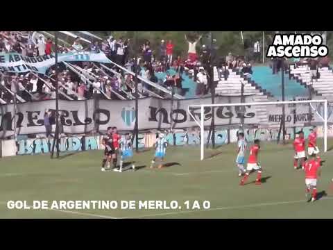Primera D : ARGENTINO DE MERLO 1 - 1 CAMBACERES (Los Goles)