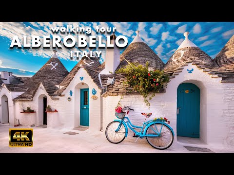 Exploring Alberobello 🇮🇹 ITALY 🇮🇹  Italy’s Unique Village of Trulli Houses | WALKING TOUR 4K