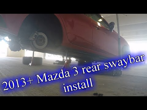 2014+ (3rd gen) Mazda 3 Sway Bar DIY Install/Tutorial