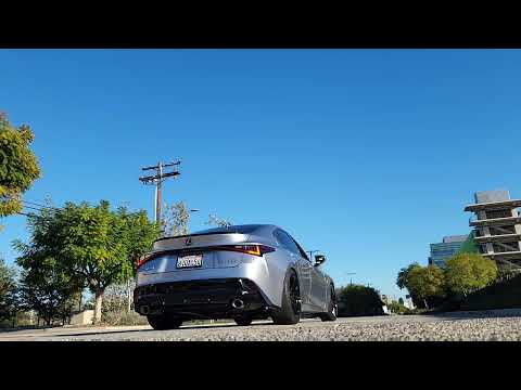 2021 Lexus IS350 Borla S-Type Axle-Back Exhaust