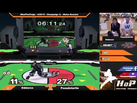 [End the Paign] Odderon (Sheik) vs. Pseudoturtle (Ganon) Melee Bracket