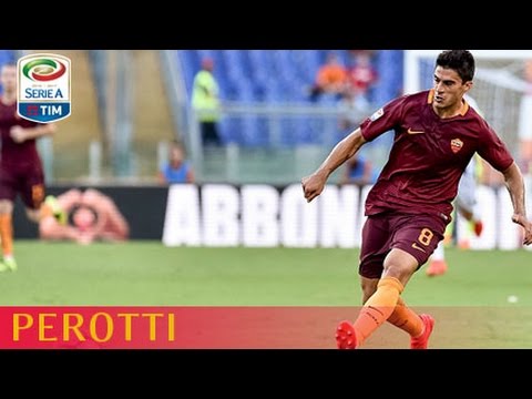 Il gol di Perotti (65') - Roma - Udinese - 4-0 - Giornata 1 - Serie A TIM 2016/17