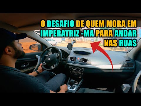 The challenge faced by those who live in Imperatriz, Maranhão, when walking the streets.