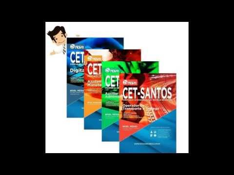 Apostilas do Concurso CET Santos 2015 - Para Diversos Cargos