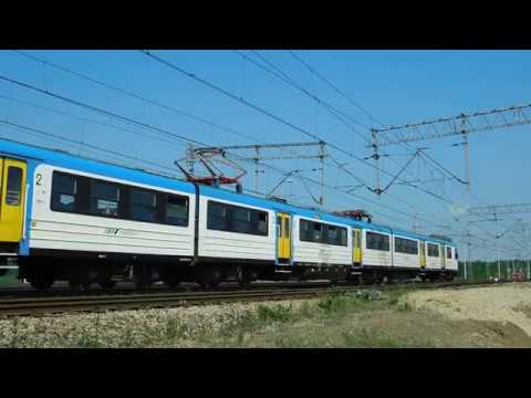 EN57KM-3001 z uszkodzonym pantografem, Bytom Karb, 26.05.2019.