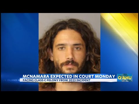 Surfer Landon McNamara faces court tomorrow on felony charge
