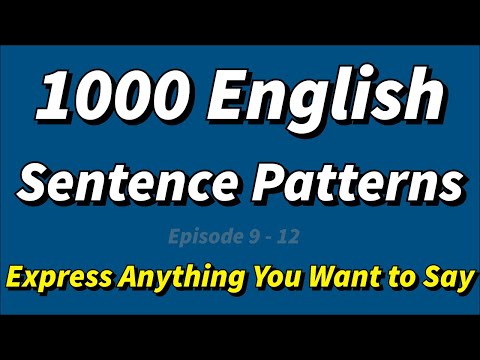 Master 1000 Must-Know English Sentence Patterns + Real-Life Examples | English Speaking Practice -2