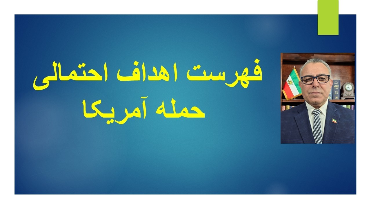 فهرست اهداف احتمالی حمله آمریکا