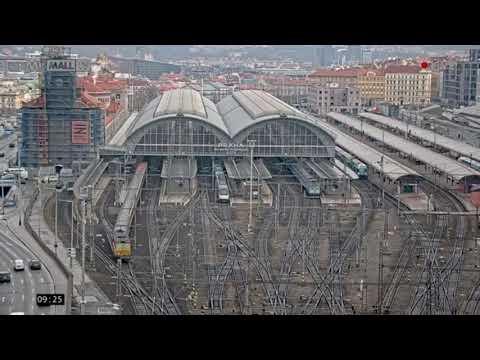 Staniční hlášení Praha hlavní nádraží - 17.3.2021