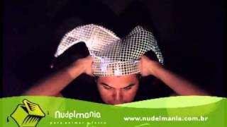 Chapéu Coringa 3 pontas - paetê - Nudelmania