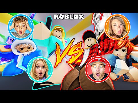 2v2 KIDS VS PARENTS IN ROBLOX RIVALS FOR $10,000 ROBUX