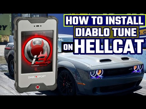 TUNING THE REDEYE PAST 840HP WITH THIS EASY MOD!! HOW TO INSTALL DIABLO TUNE ON HELLCAT REDEYE!!