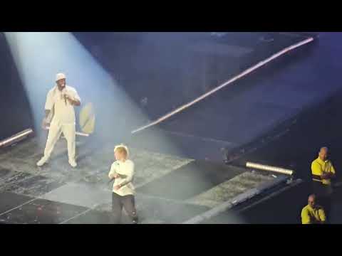 Ed Sheeran SHAPE OF YOU - 50 cent final lap tour!  at the o2 London 21st November 2023