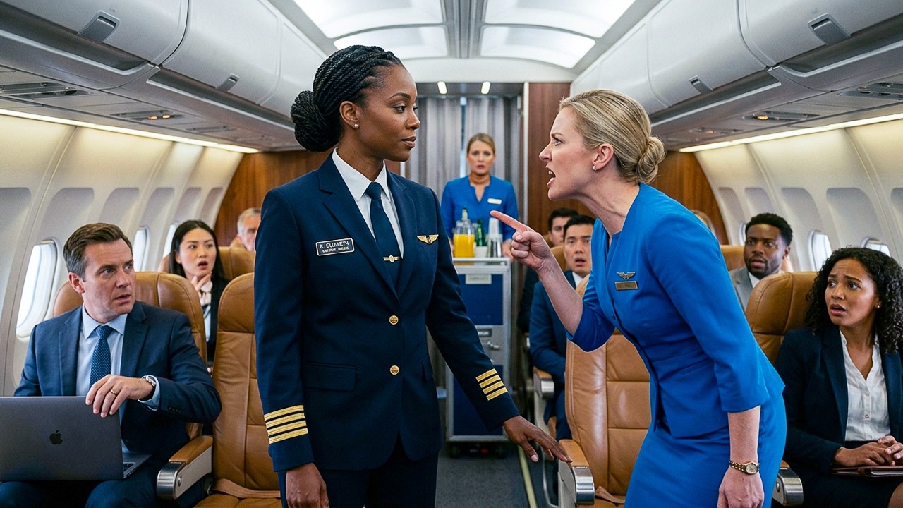 The Flight Attendant Tried to Remove the Black Pilot—Unaware She Owned the Airline