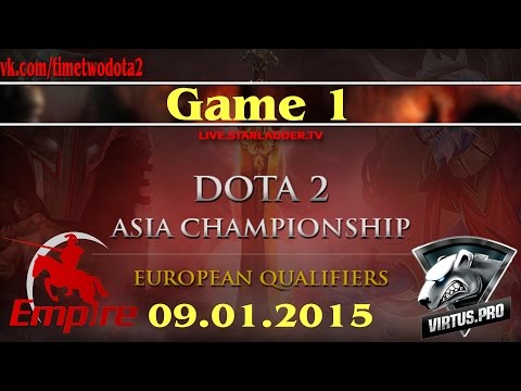 Empire vs VP.Polar #1 (bo3) (Ru) | Dota2 Asian Championship 2015: Europe Qualifier