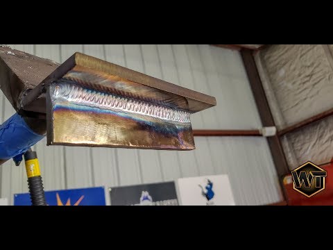 Overhead 4F T- joint Tig Welding