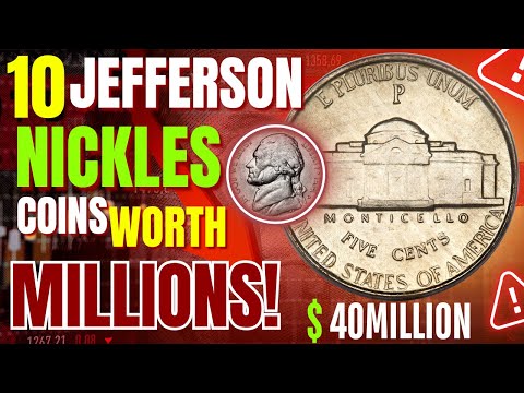 💰Rare Jefferson Nickels Worth BIG Money! 🪙 | Valuable 5 Cent Coins You Might Have! 🔍🔥