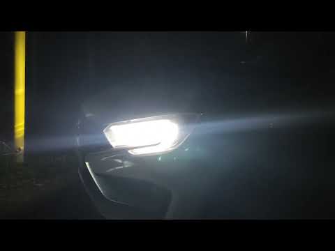 Lada Vesta NG свет диодных фар led ночью