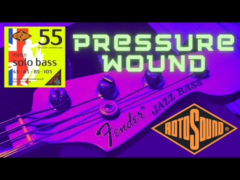 Rotosound RS55LD 55 Solo Pressure Wound Bass Strings (45-105) 2010s - Standard image 2