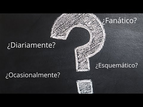¿Ocasionalmente? ¿ A diario?