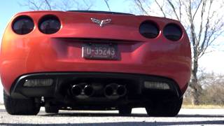 Corvette Vette Supercharged 605 hp Cam Cammed Headers X Pipe Corsa Exhaust