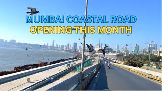 Mumbai Coastal Road Project February 2024 Progress