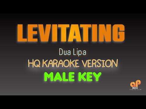 LEVITATING - Dua Lipa (MALE KEY HQ KARAOKE VERSION)