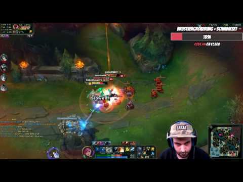 League of Legends S7 Vi Jungle vs. Riven and Lee Sin Towerdive