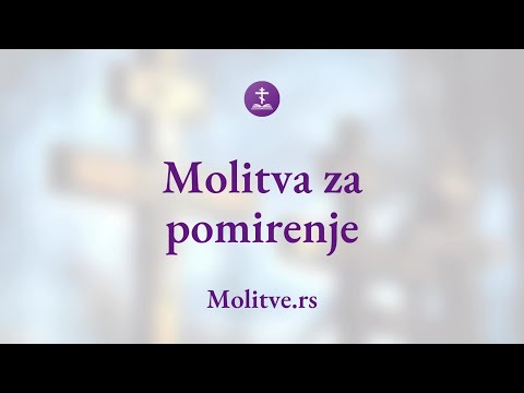Molitva za pomirenje - On orkestrira između nas i Njega - Molitve.rs