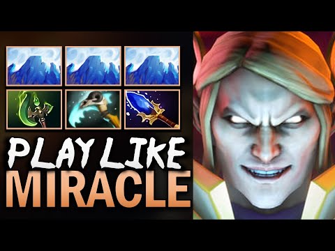 Invoker Gameplay with Parasma and Like Miracle - Dota 7.39