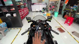 Yamaha R7 Độ Kenzo CX80 1 Vàng 1 Trắng Chuẩn Bị Đi Tour T23Shop Cần Thơ