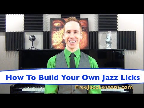 Jazz Licks Easy Tutorial - How To Build Your Own!