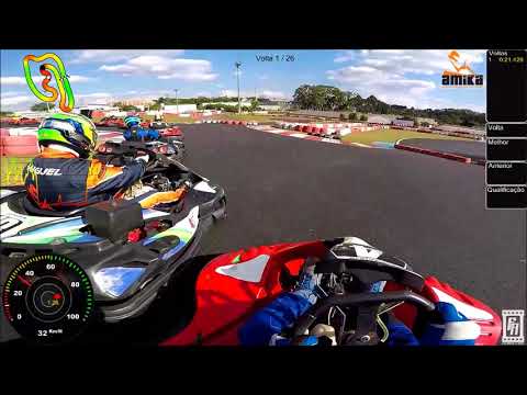 Vinicius Kart Onboard   Amika Parolin Graduados 2017   Etapa 06   30 07 17   Largada