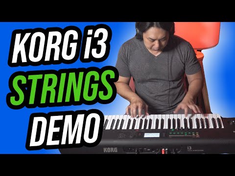 KORG i3 Strings Sound Sets Demo - No Talking