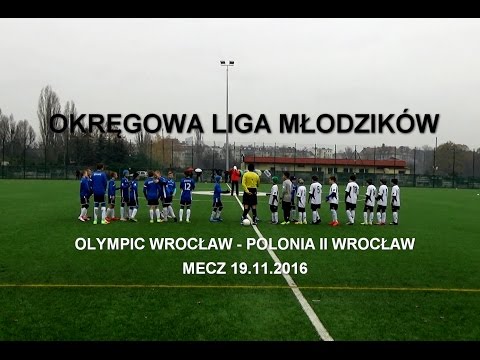 Mecz Polonia II Wrocław - Olympic Wrocław (1:2) z 19.11.2016
