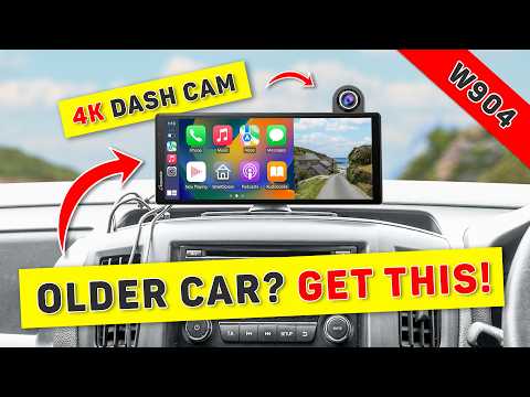 Upgrade Your Car in 2026! Carpuride W904 CarPlay & 4K Dashcam