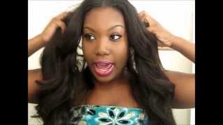 how i TIE UP my hair at night | sleeping body waves :)