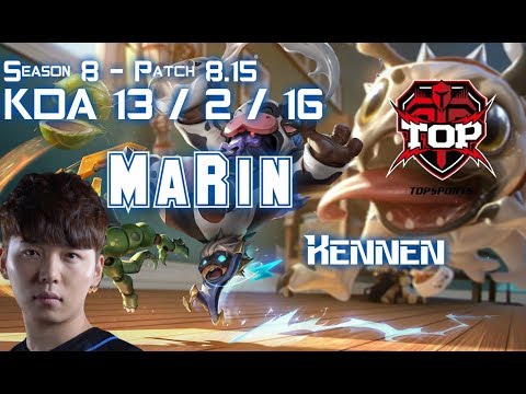 TOP MaRin KENNEN vs JAX Top - Patch 8.15 KR Ranked