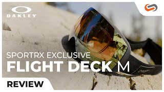 2022 Oakley Flight Deck M Snow Goggle REVIEW! | SportRx EXCLUSIVE!