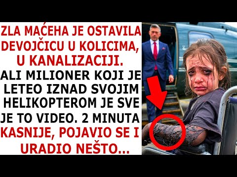 ZLA MAĆEHA NAPUSTILA DEVOJČICU U KOLICIMA U KANALIZACIJI, ALI MILIONER KOJI JE LETEO HELIKOPTEROM...