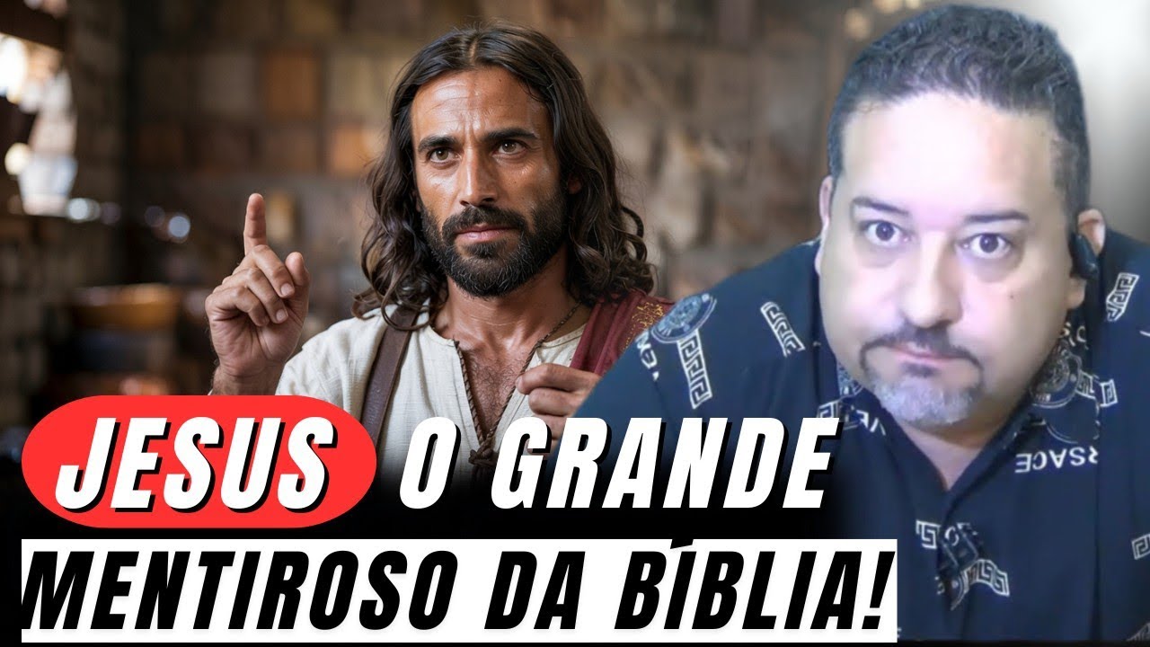 TRÊS MENTIRAS DE JESUS QUE OS CRISTÃOS NÃO CONSEGUEM EXPLICAR! Prof. Fábio Sabino.