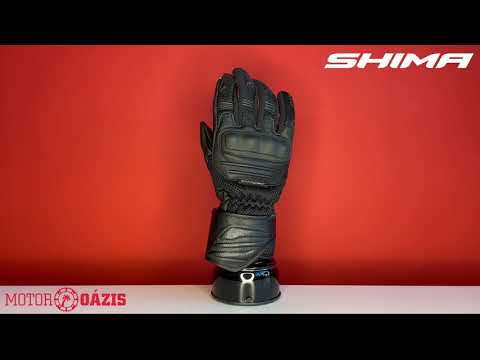 SHIMA Jet nyári motoros kesztyű, fekete