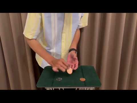 Saturn Magic - Double Face Super Triple Coin (Copper Peace Dollar Version) by Johnny Wong - Trick