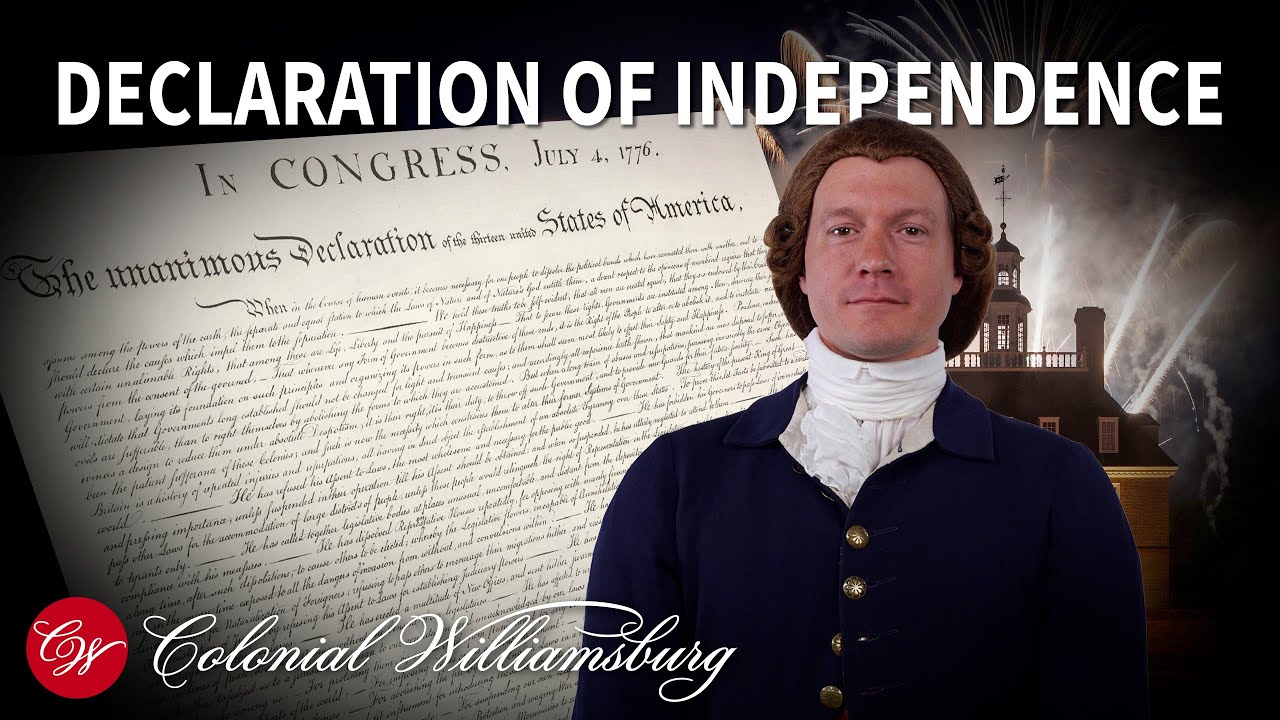 Thomas Jefferson Reads the Declaration of Independence