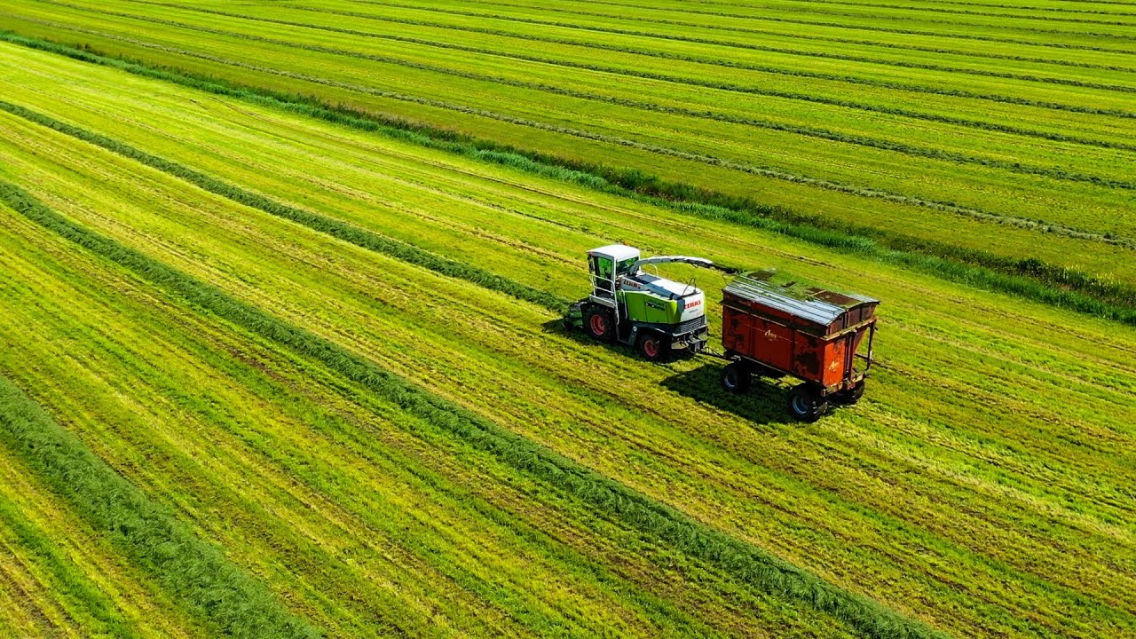 8 Hours - Tractors Working in Fields & Relaxing Music - 4K Aerial Video  | Great Escapes