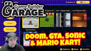 Game Builder Garage Is AWESOME! Playing AMAZING Games People Have Made! Doom Eternal, GTA V & More!